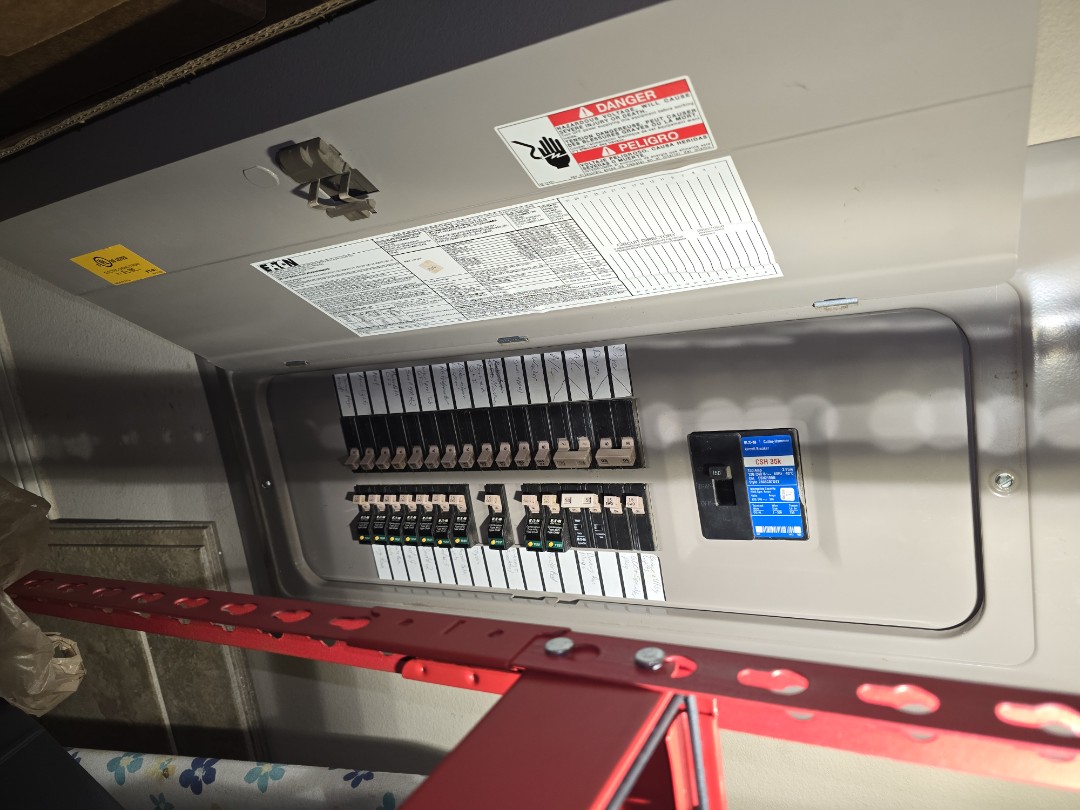 eletricion needed 
breakers breaker panels 