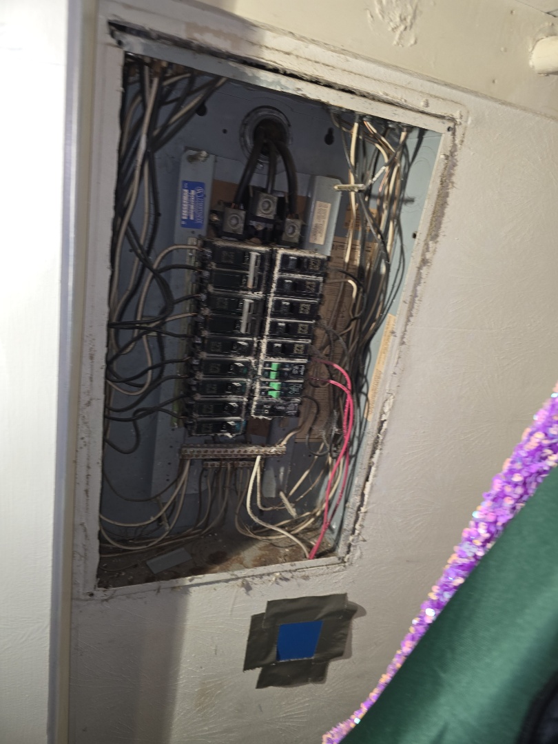 eletricion needed 

Breaker panels breakers, fuses hot wires, sparking wires, blinking lights, surge protection fire protection. We do it all give  us a to call