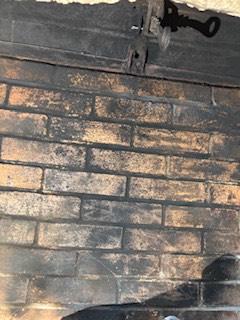 The fireplace damper was not working properly. Safeside Chimney repaired the chimney damper back to working condition.