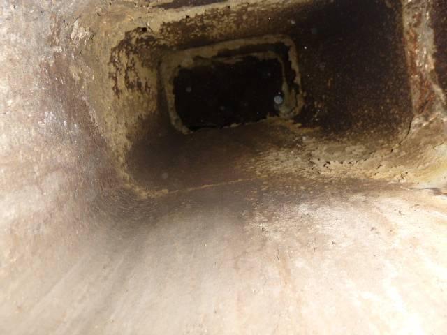 New Miford Ct Homeowner Has a High Efficient Carlin EZ-1 Oil Burner Tied Into the Original Oversized Tall Cold Exterior Chimney Structure. Need to Install A Properly Sized Stainless Steel 2 Ply Smooth Wall Lining System From The High Efficient Oil Boiler.