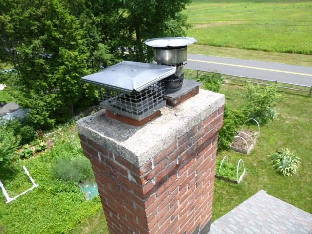 Some minor cracking in top crown and various mortar joints.  Small preventative maintenance repair.