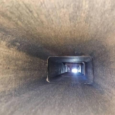 Installation of this chimney liner in Danbury, CT is recommended since the original clay tilling system began to deteriorate. Installation of a stainless steel 2-ply chimney liner and cap.