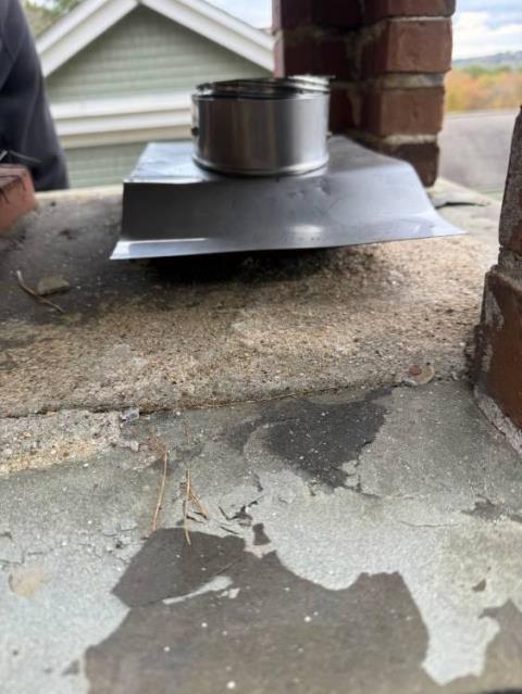 In Newtown CT We installed a UL Listed stainless steel chimney liner system to address internal flue erosion and condensation damage. This restored safe venting and protected the chimney’s structure.