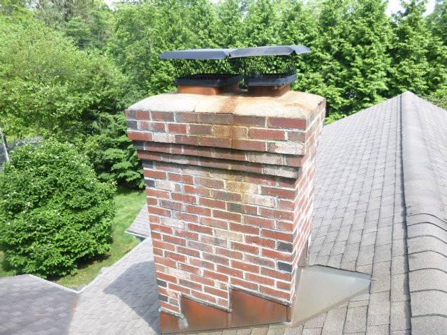 Chimney Repair In New Canaan CT, Installation of a chimney iiner system , due to offset in tile liner.   Perform Water prevention job of  Crown sealing the top masonry,  apply a commercial grade water repellent and install a 17x 31 cap. Chimney Repair In New Canaan CT, Installation of a chimney iiner system , due to offset in tile liner.   Perform Water prevention job of  Crown sealing the top masonry,  apply a commercial grade water repellent and install a 17x 31 cap.