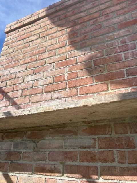 Installed a liner in Eastford, CT due to water damage to flue tile system , did a partial repair rebuilding the compromised top section of the chimney to prevent further structural damage.