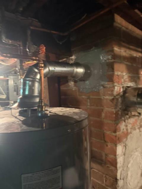 In Waterbury, CT, we installed a UL Listed stainless steel chimney liner system to replace the damaged interior flue. This restored safe and proper venting.