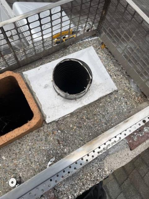 In Baltic CT We installed a UL Listed stainless steel 316L Smoothwall chimney liner system in the furnace flue. This restored proper venting and ensured lasting protection.