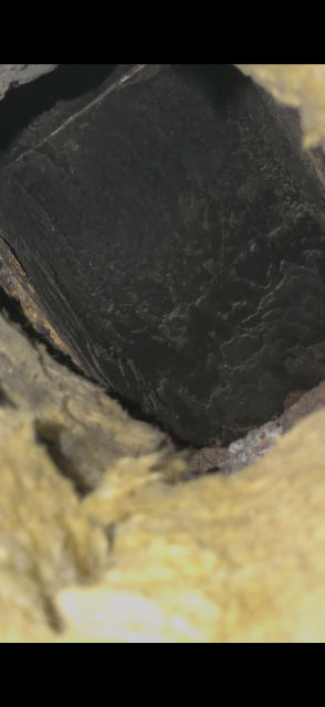 In Vernon, CT, We replaced the failed venting system with a UL-listed stainless steel liner to restore safe and proper exhaust flow. This installation protected the chimney structure from further acidic condensate damage.