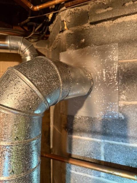 In Stamford CT We installed a UL-listed stainless steel liner to safely vent the oil furnace. The new system protects the chimney interior from condensation damage and restores proper performance.