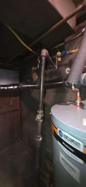 In Wethersfield CT We found a water ravaged flue tile system that was venting a gas furnace and water heater.  We installed a gas tight properly sized chimney liner for heating system to safely exhaust hot flue gasses from home. 