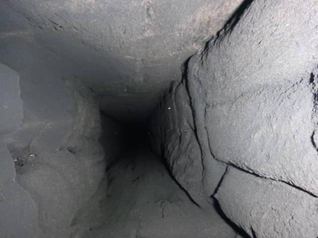 We installed a stainless steel liner Norwalk Ct to restore safe venting and contain acidic exhaust. We replaced unstable flue tile. Reccomend future masonry repair but the chimney venting is taken care of.