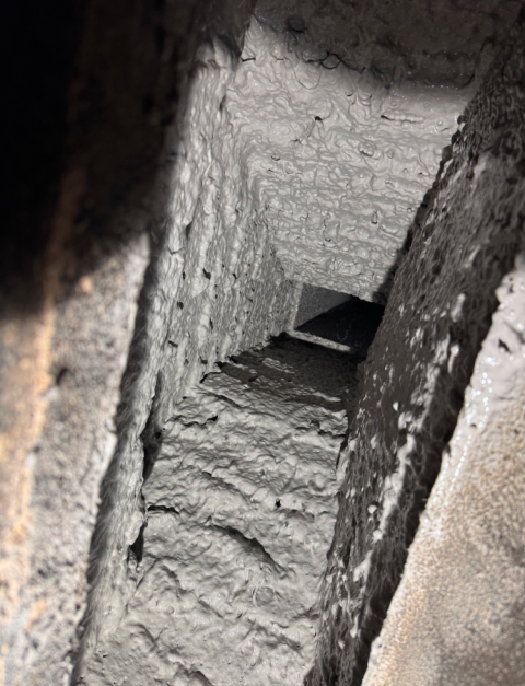 We applied a HeatShield® system to restore the Manchester Ct flue’s integrity, sealing gaps and rebuilding the joints without a full tear-out.. A cost-effective alternative to removing all tile and installing a new liner, while still bringing the system back to proper service condition.