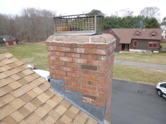 We installed a properly sized stainless steel chimney liner to restore safe exhaust venting and protect the chimney structure. We repointed damaged mortar joints and repaired chimney deterioration caused by acidic moisture exposure.