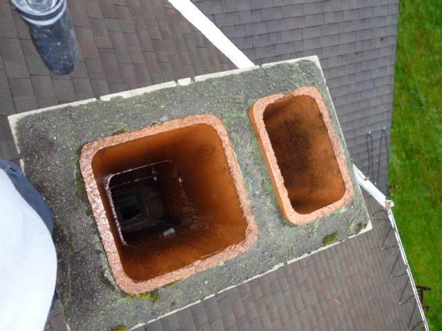 In South Windsor, CT, Level 1 Inspection Found The Top Cement Crown Is Fractured and Lifted Off Of the Brickwork. Need To Demo And Remove The Entire Top Cement Crown and Reconstruct A New Cement Crown With Proper Drip Edge To Properly Shed Water Thus Keeping the Lower Masonry Structure Protected.