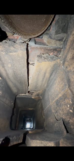 We installed a properly sized stainless steel liner to bypass the damaged flue. We restored safe venting and reduced condensation-related deterioration.