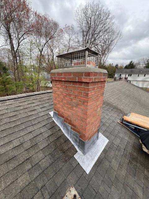 In Vernon , ct , We installed a stainless liner, replaced the connector pipe, and added a chimney rain cap. We rebuilt the crown and brickwork, then completed inspection and sweeping.