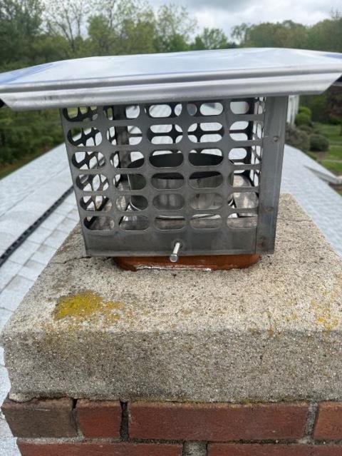 We installed a stainless steel chimney liner in Vernon Ct  to correct unsafe boiler venting and contain acidic exhaust moisture that caused deterioration in masonry , and rusting In connector pipe.