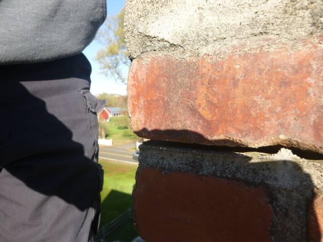 We installed a stainless steel chimney cap, repaired crown fractures, and repointed some damaged brickwork. We swept the fireplace and installed two dryer vent bird guards.