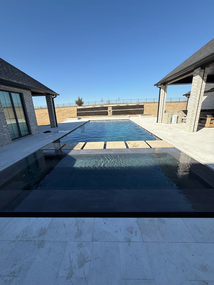 Final day of start up here in Celina on this newly built pool by Lux Pools and Patio! Can’t wait to start this one on service next week!