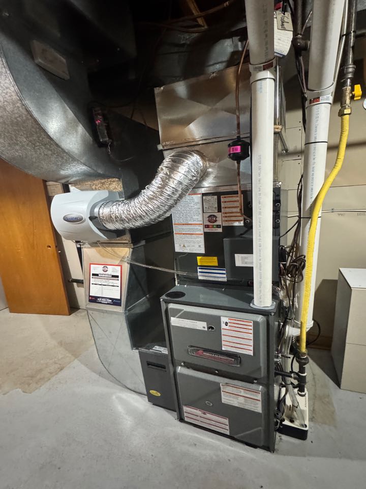 Furnace heat pump
