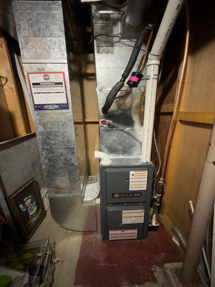 Goodmam furnace installation