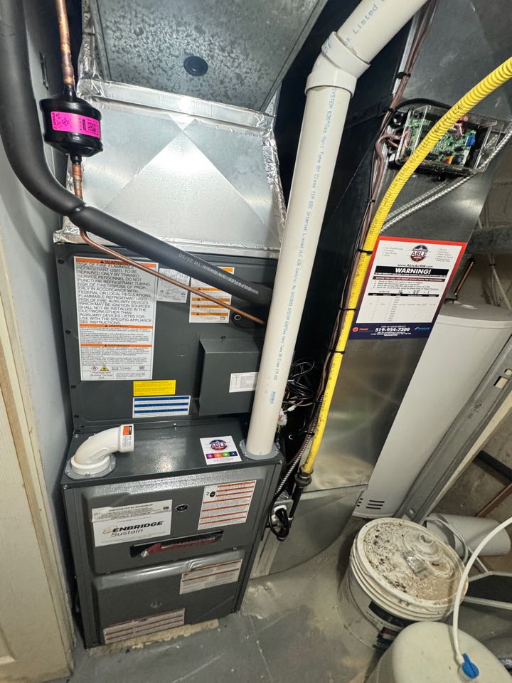 Furnace heat pump