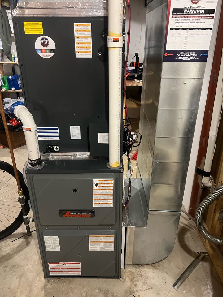 Repairing furnace for a family in Waterloo 