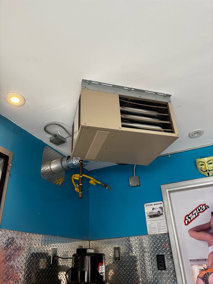 Unit heater service call
