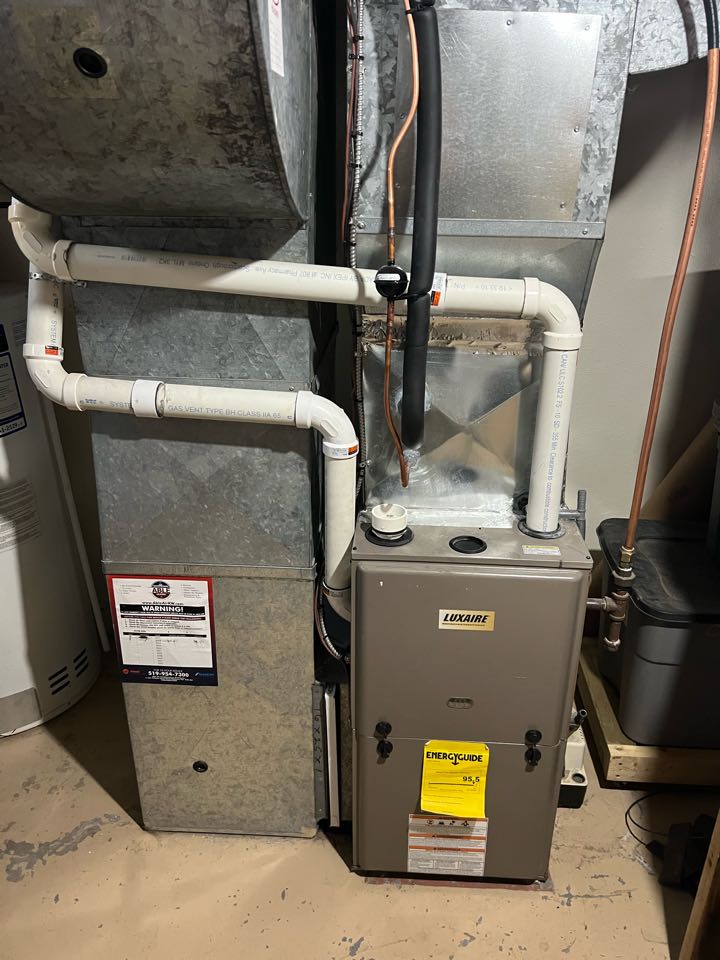 Repairing furnace for a family in Kitchener 