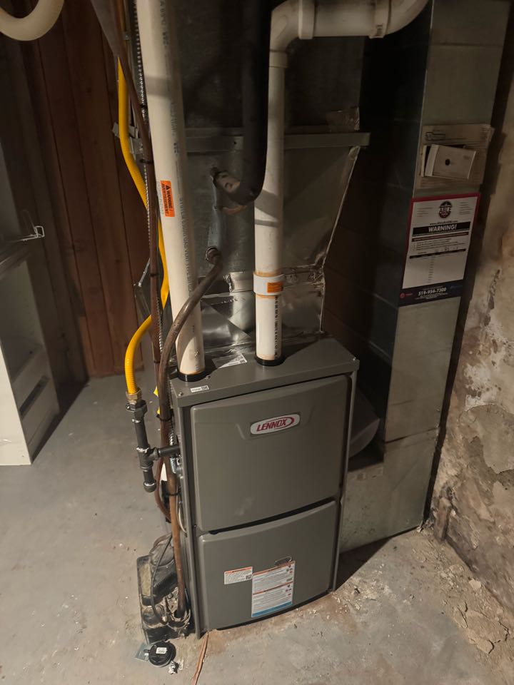 Repairing furnace for a family in Kitchener 
