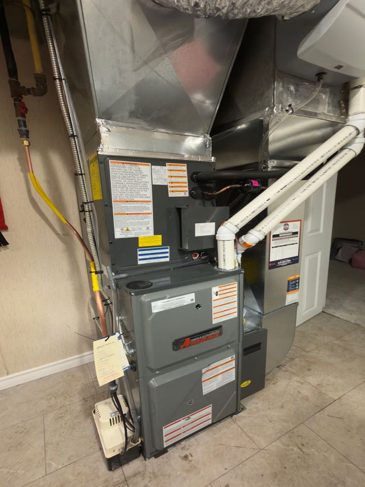 Amana Furnace and Heat Pump installation