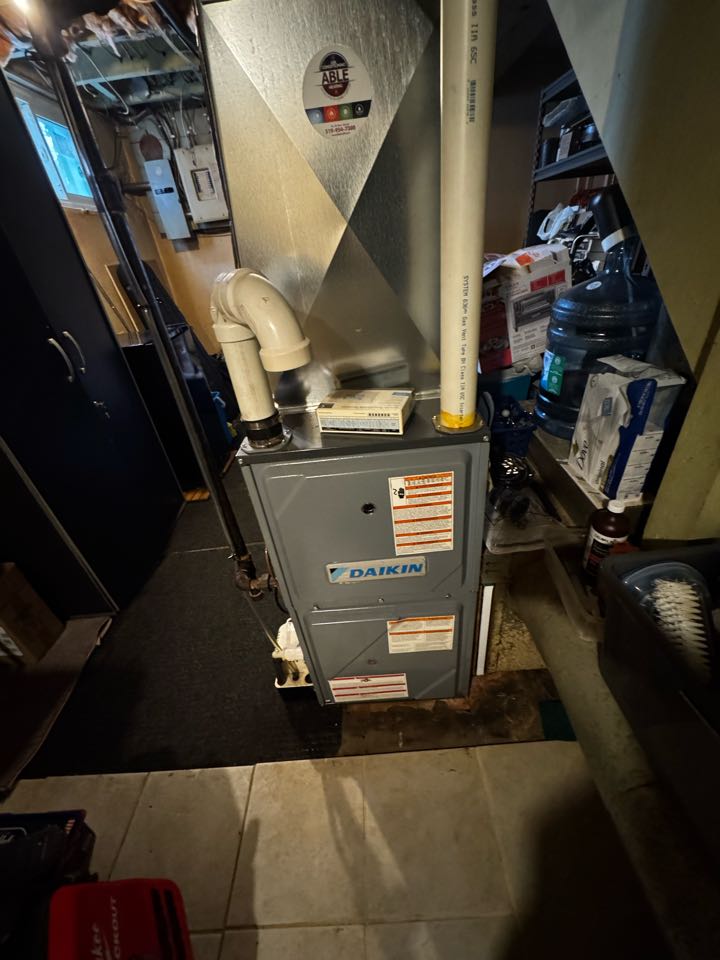 Servicing furnace for a family in Kitchener