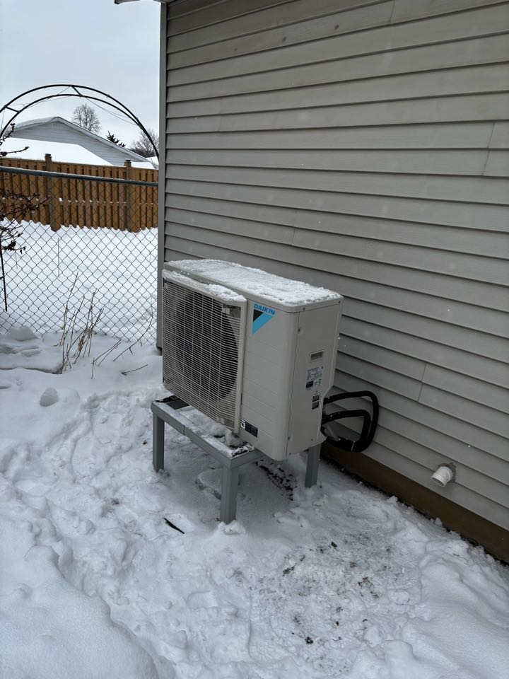 Completing a Daikin furnace & heat pump tune up for a family in the Forest Hill are of Kitchener 