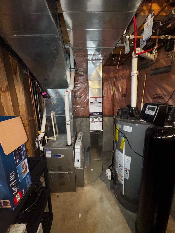 Servicing a Carrier furnace in the Pioneer Tower West area of Kitchener