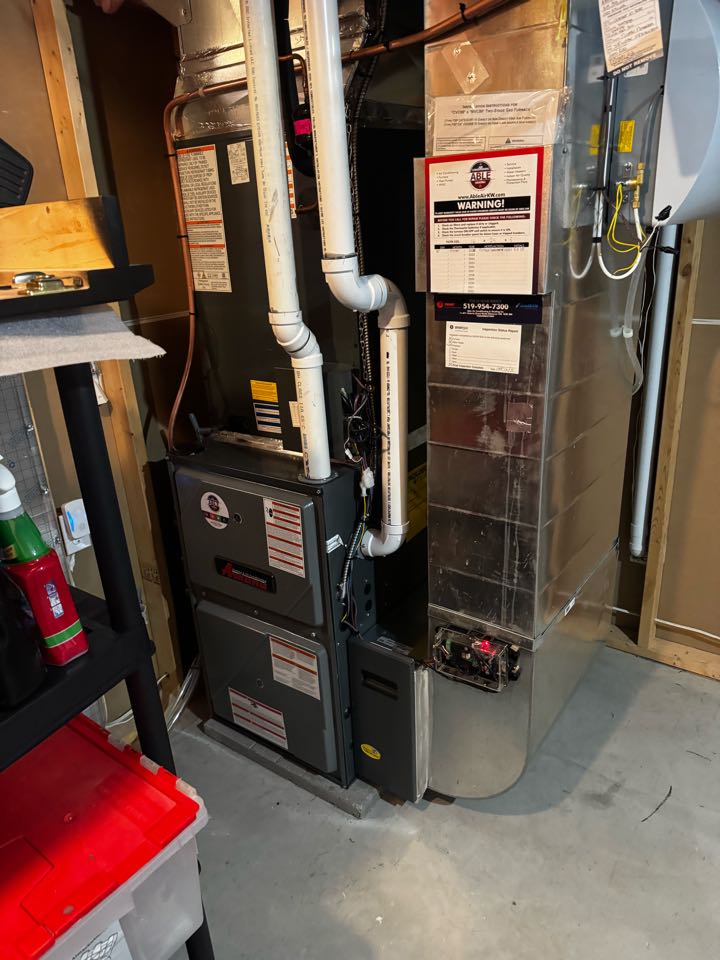 Servicing furnace 