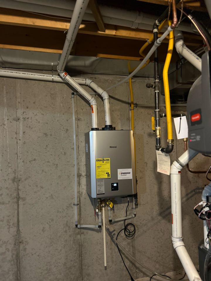 Water heater install 