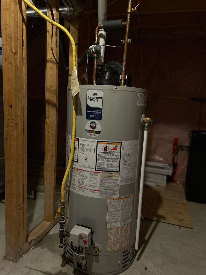 Water heater install