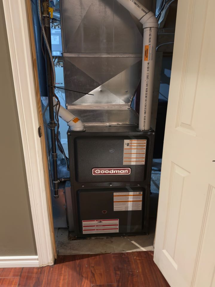New furnace installation