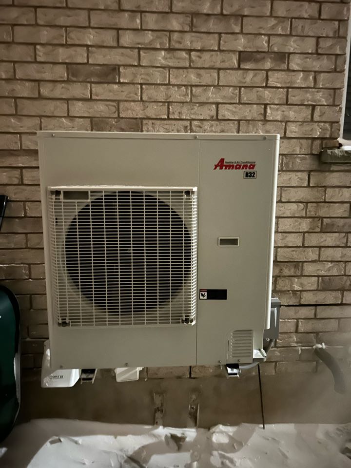 Heat pump install