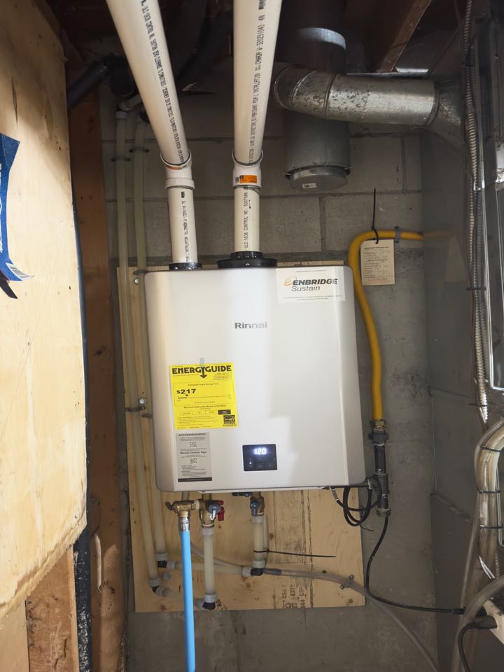 Tankless and Water softener installation