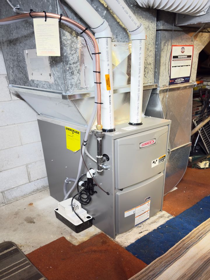 New furnace installation