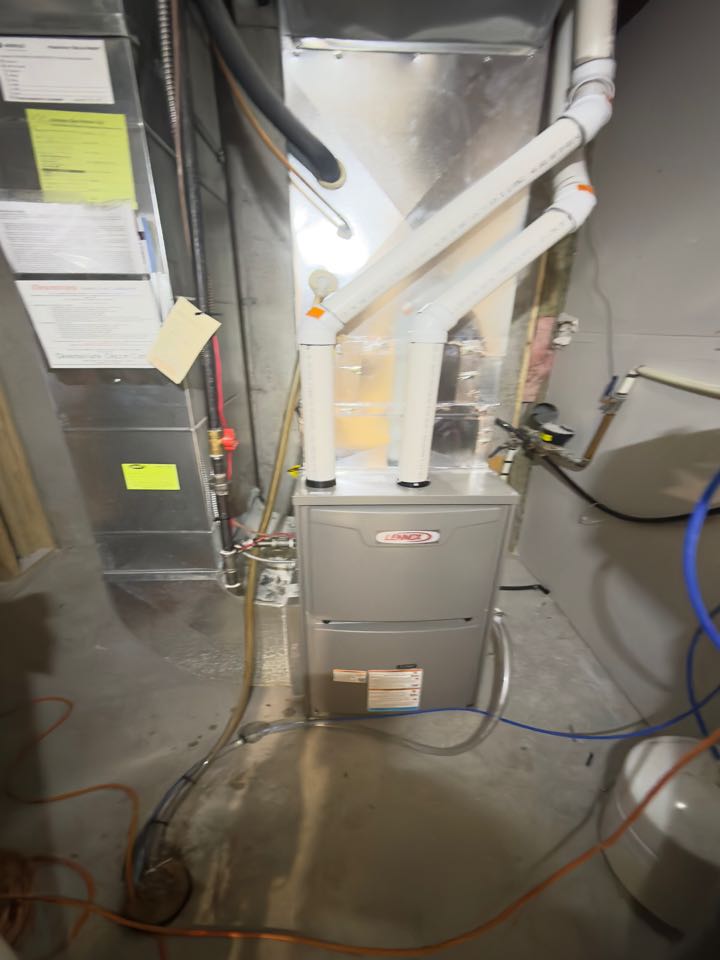 New furnace installation