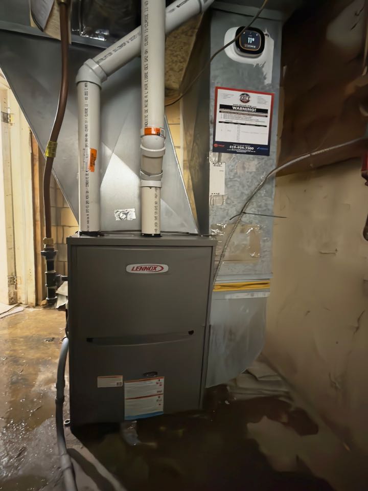 New Lennox furnace installation
