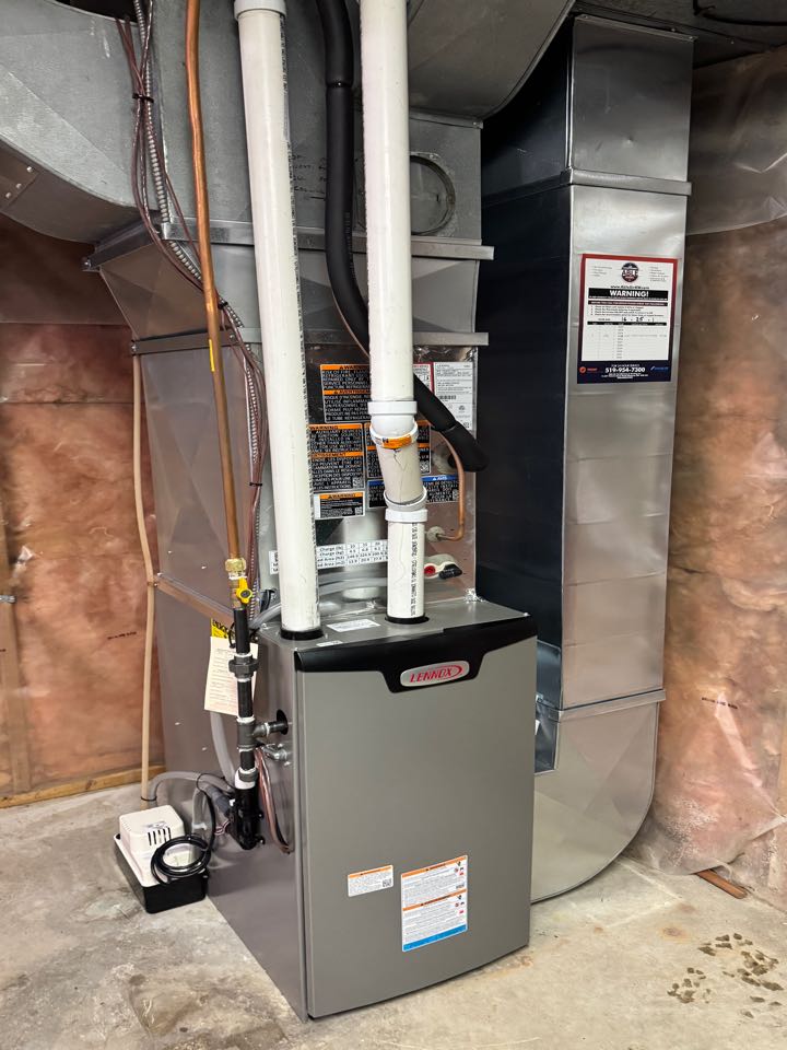 Install furnace