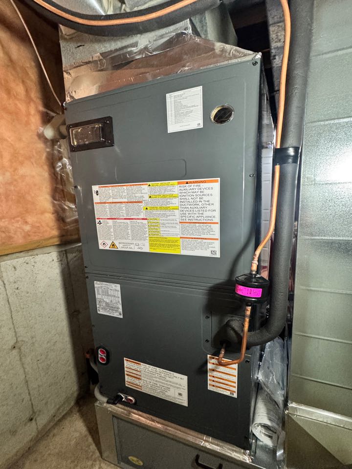 Air handler and heat pump