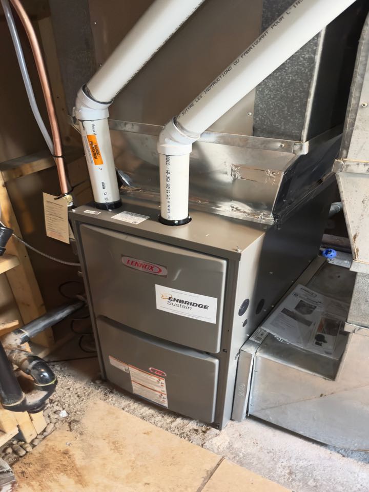 New Lennox furnace installation