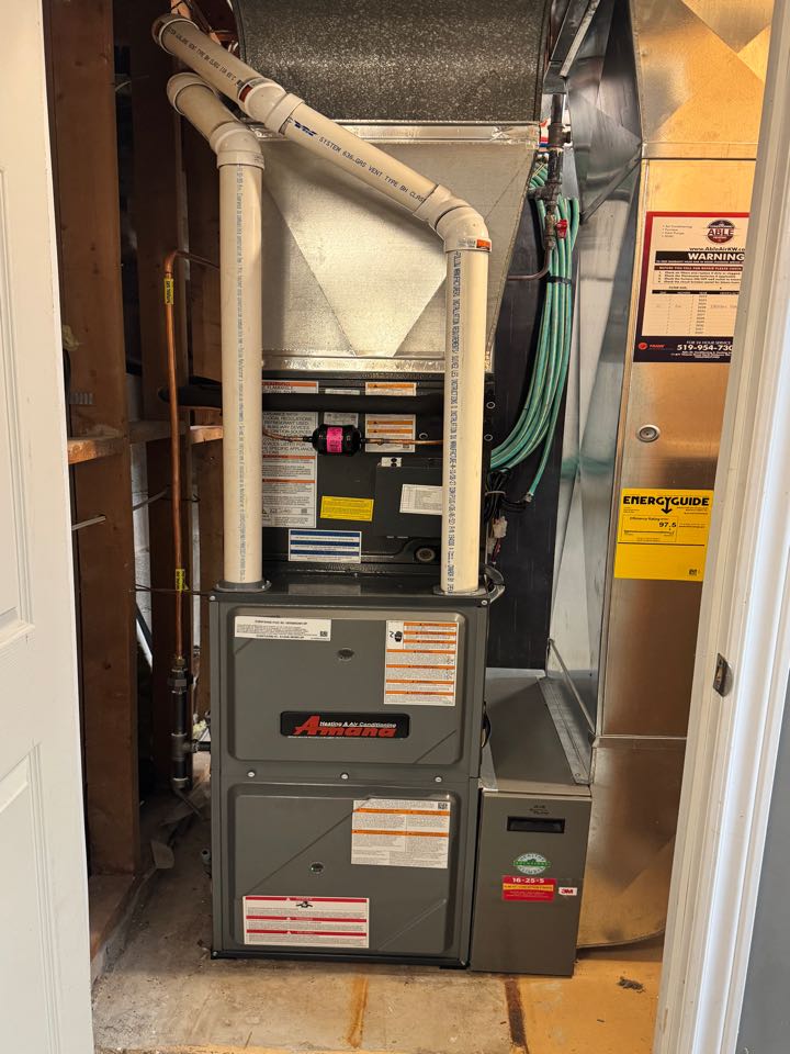 Heat pump and furnace