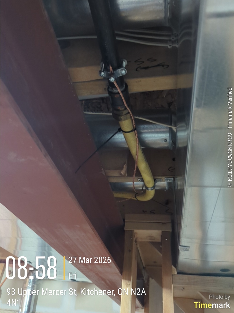 Completing a bonding infraction for a family in the Grand River South area of Kitchener