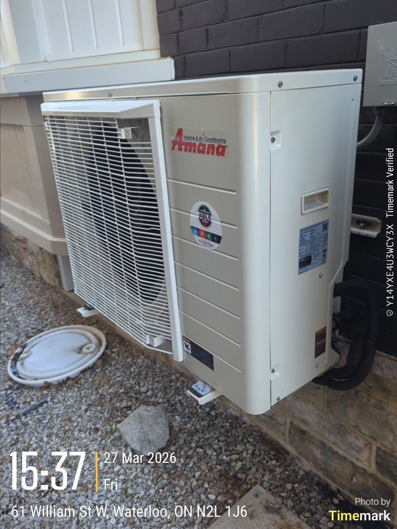 furnace and heat pump tune-up and bonding gas line
