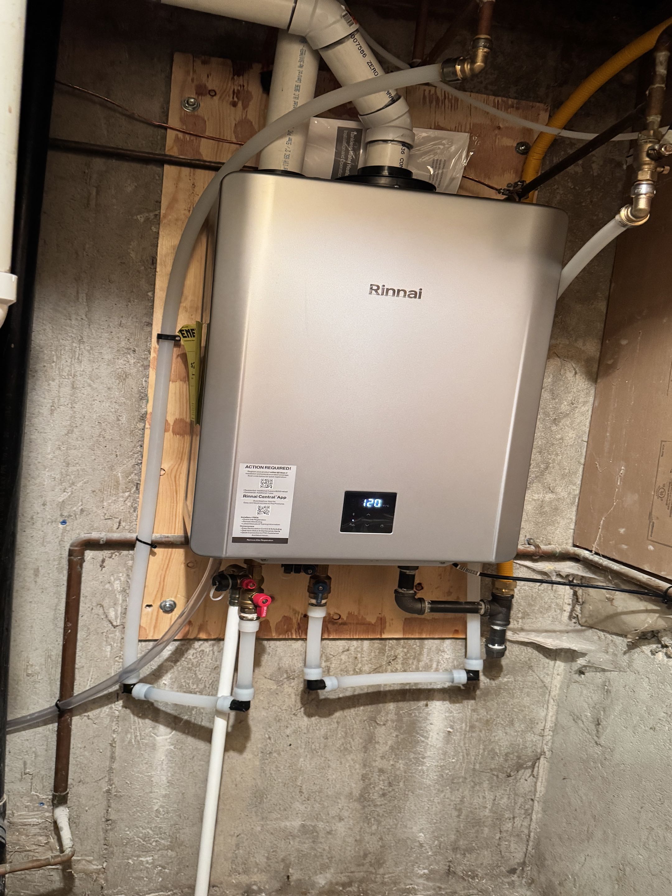 Tankless water heater